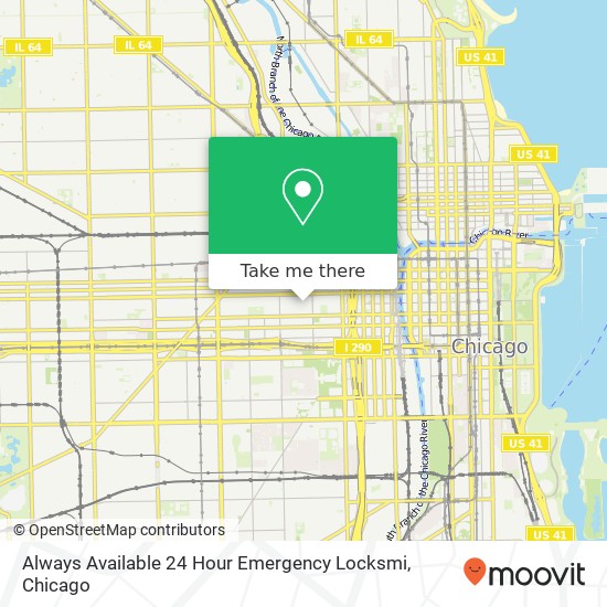 Always Available 24 Hour Emergency Locksmi map