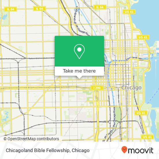 Chicagoland Bible Fellowship map