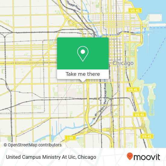 United Campus Ministry At Uic map