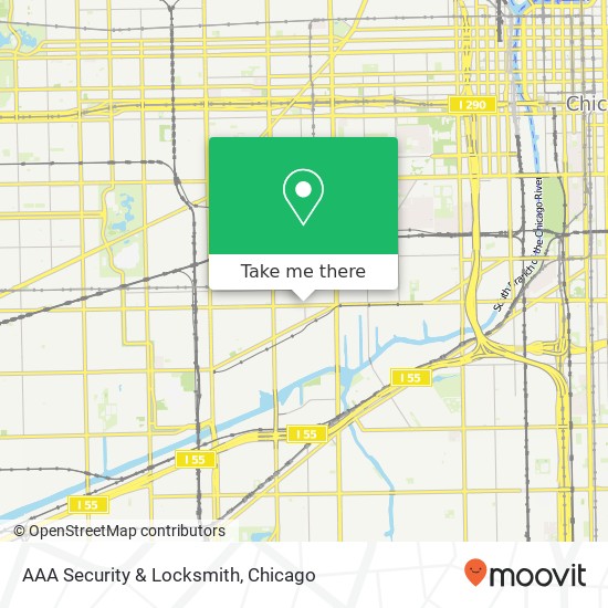 AAA Security & Locksmith map