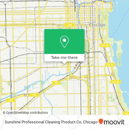 Sunshine Professional Cleaning Product Co map