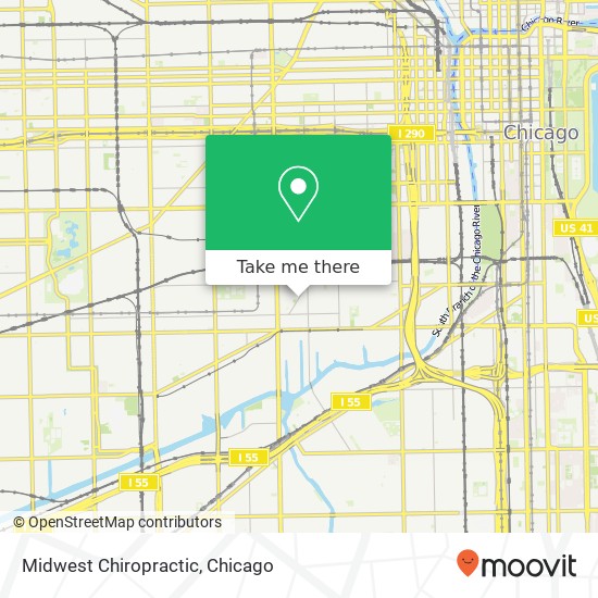 Midwest Chiropractic map