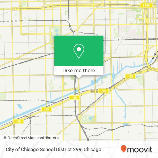 City of Chicago School District 299 map