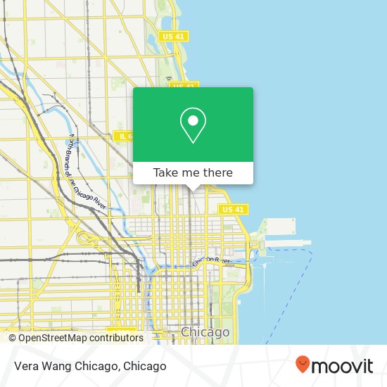 Mapa de Vera Wang Chicago