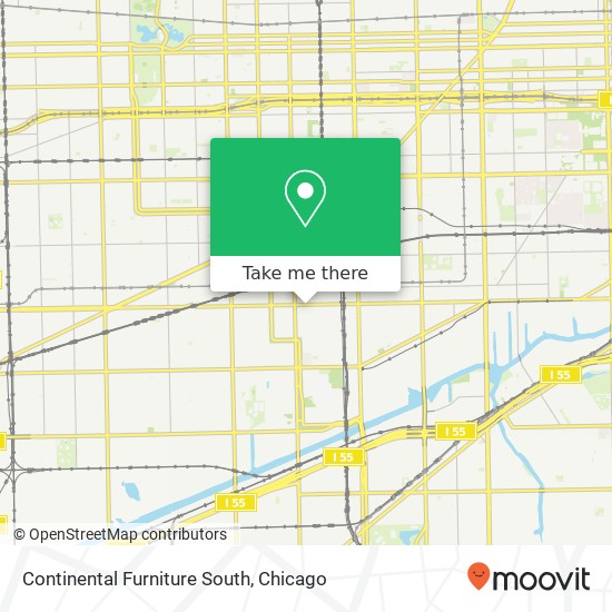 Mapa de Continental Furniture South