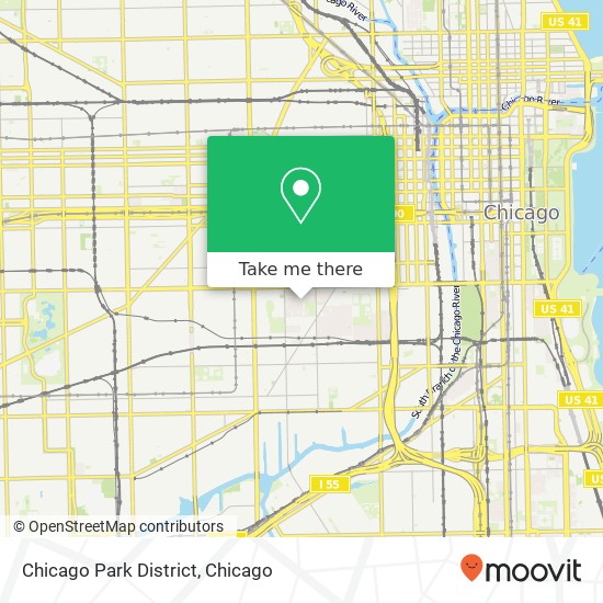 Chicago Park District map