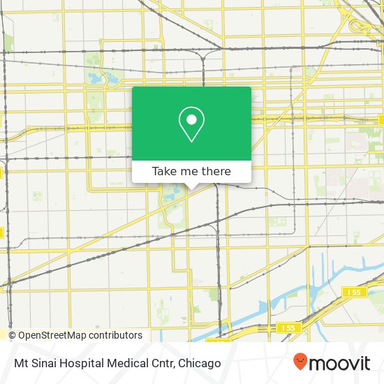 Mapa de Mt Sinai Hospital Medical Cntr