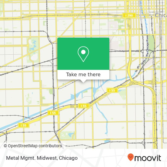 Mapa de Metal Mgmt. Midwest