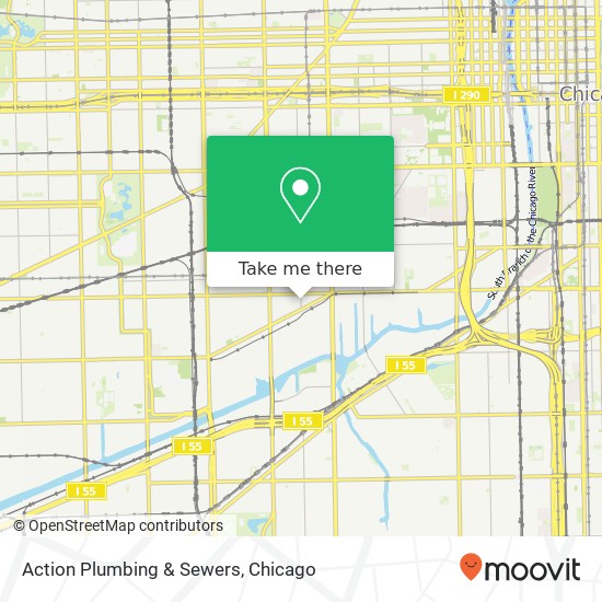 Action Plumbing & Sewers map