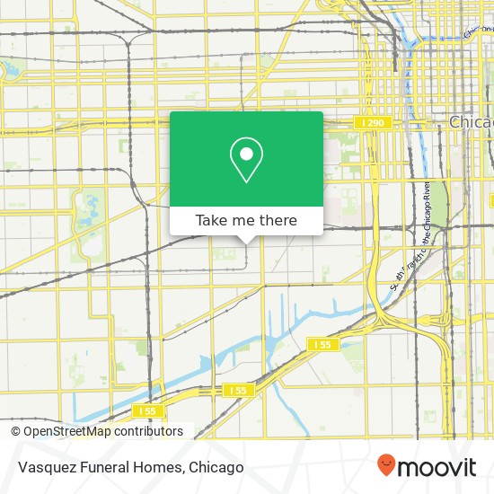 Vasquez Funeral Homes map