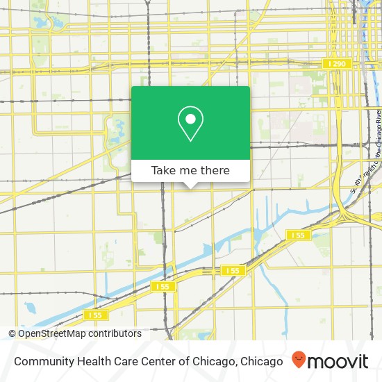 Mapa de Community Health Care Center of Chicago