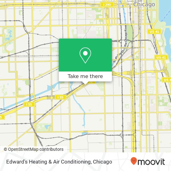 Edward's Heating & Air Conditioning map