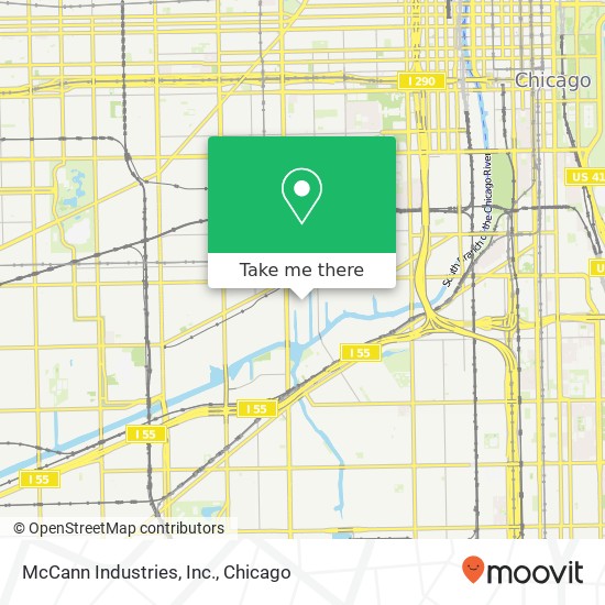 McCann Industries, Inc. map