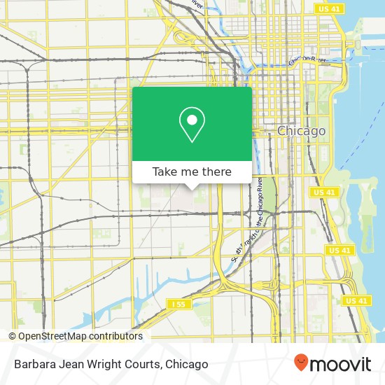 Barbara Jean Wright Courts map