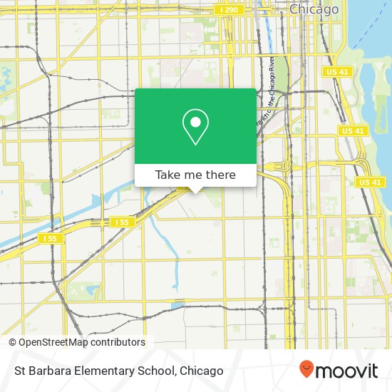 St Barbara Elementary School map