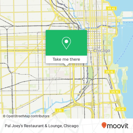 Mapa de Pal Joey's Restaurant & Lounge