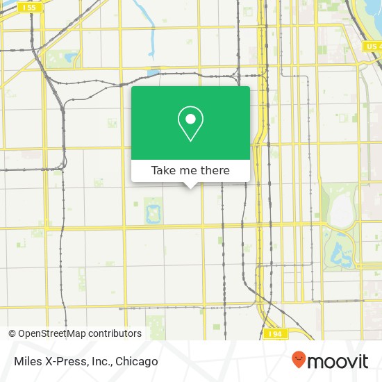 Mapa de Miles X-Press, Inc.