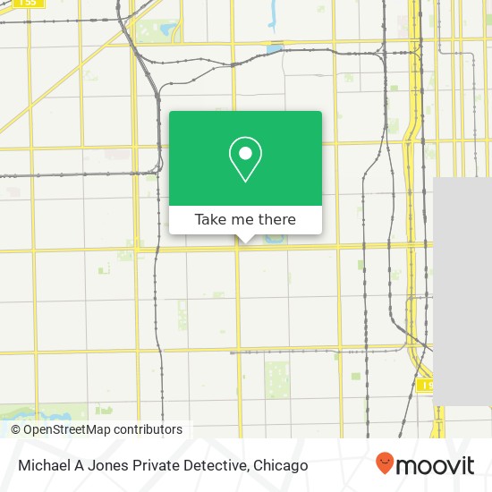 Michael A Jones Private Detective map