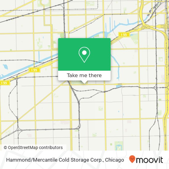 Hammond / Mercantile Cold Storage Corp. map