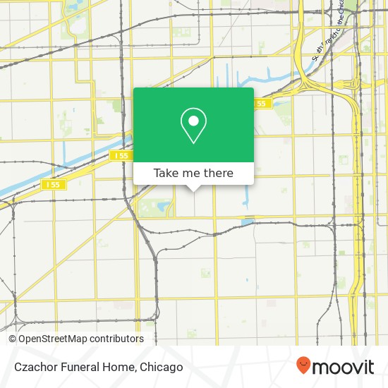 Czachor Funeral Home map