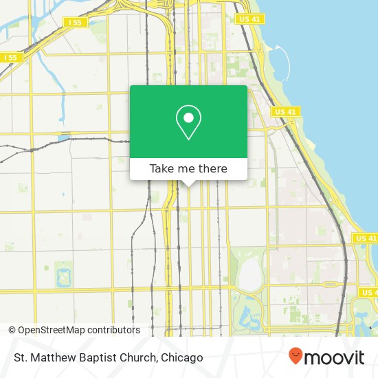 St. Matthew Baptist Church map