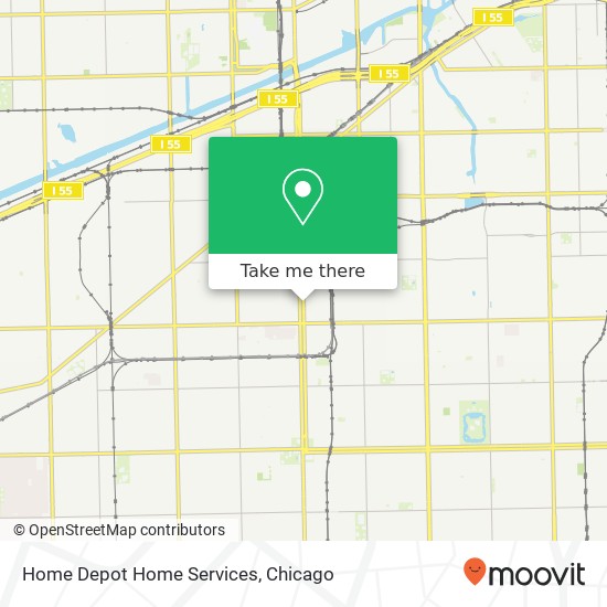 Home Depot Home Services map