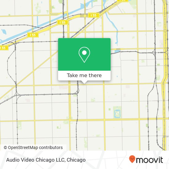 Mapa de Audio Video Chicago LLC