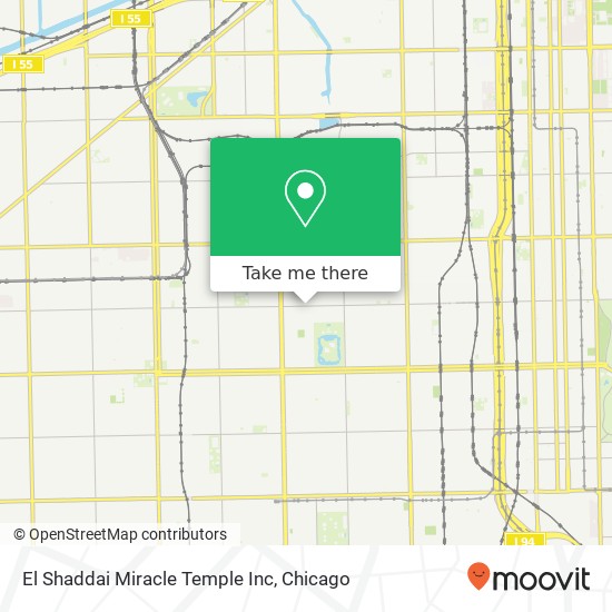 Mapa de El Shaddai Miracle Temple Inc