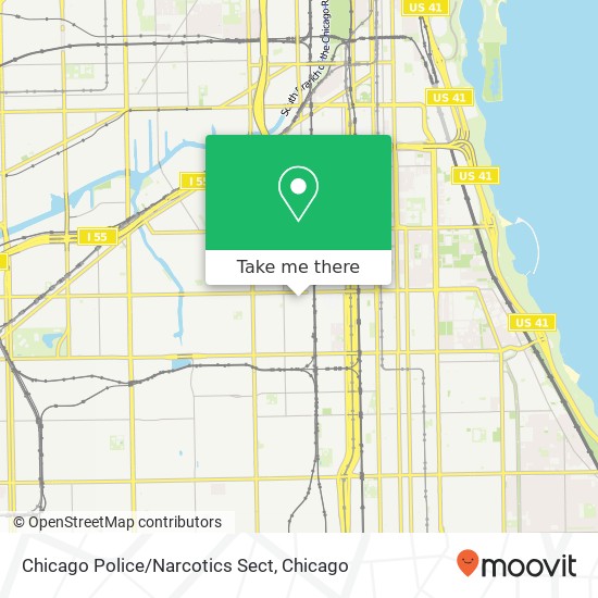 Mapa de Chicago Police/Narcotics Sect