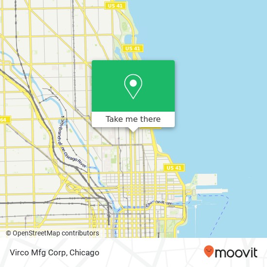 Virco Mfg Corp map