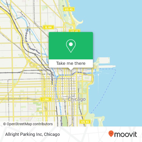 Allright Parking Inc map