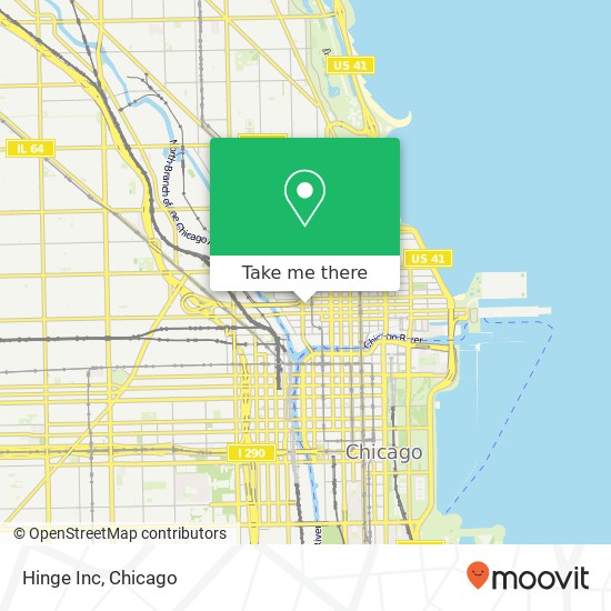 Hinge Inc map