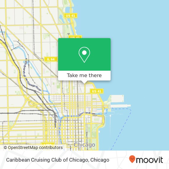 Caribbean Cruising Club of Chicago map