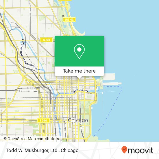 Todd W. Musburger, Ltd. map