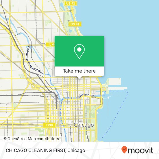 CHICAGO CLEANING FIRST map