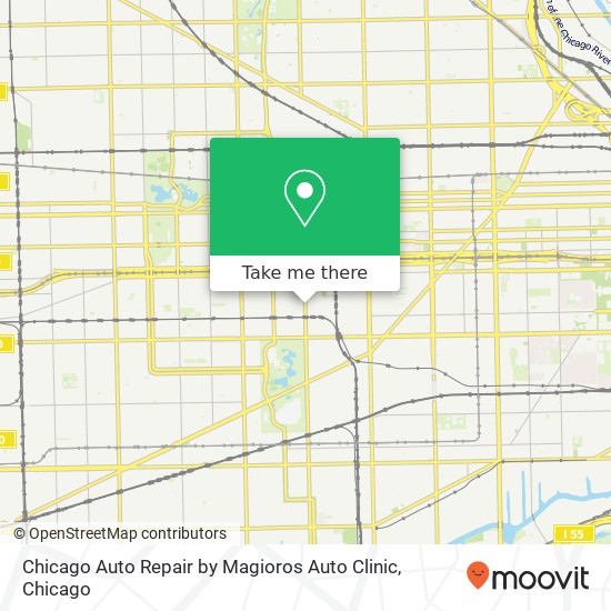 Mapa de Chicago Auto Repair by Magioros Auto Clinic