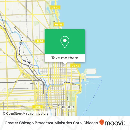 Mapa de Greater Chicago Broadcast Ministries Corp
