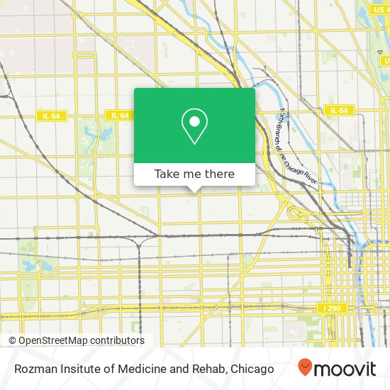 Mapa de Rozman Insitute of Medicine and Rehab