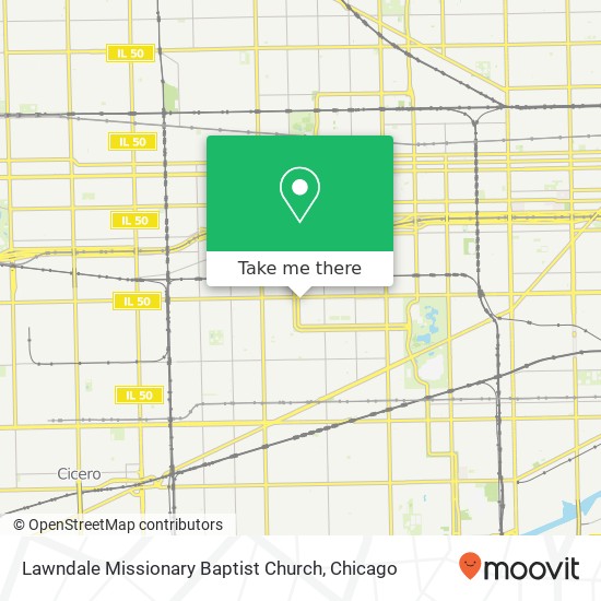 Lawndale Missionary Baptist Church map
