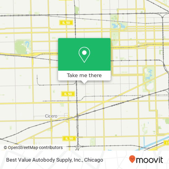 Best Value Autobody Supply, Inc. map