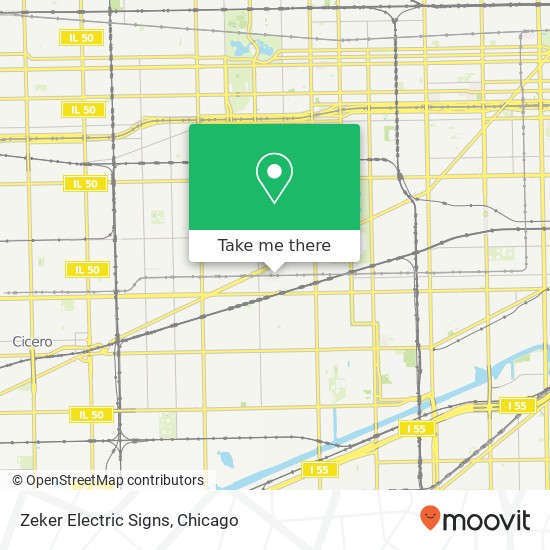 Zeker Electric Signs map