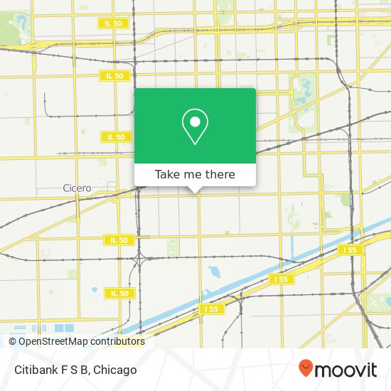 Mapa de Citibank F S B