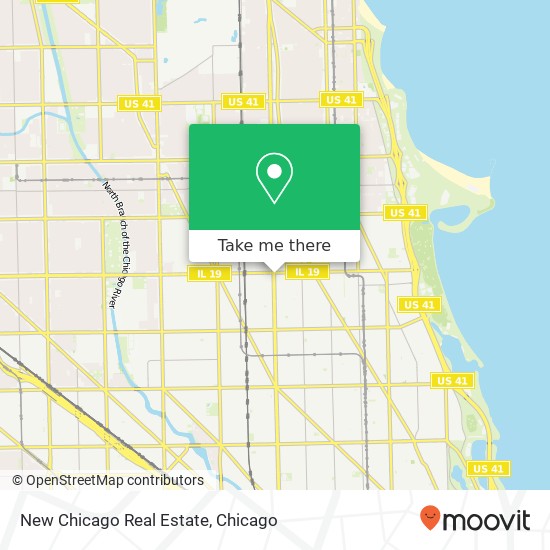 Mapa de New Chicago Real Estate