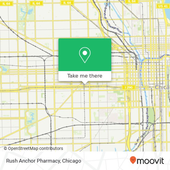 Mapa de Rush Anchor Pharmacy