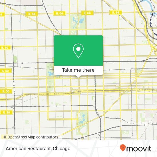 American Restaurant map