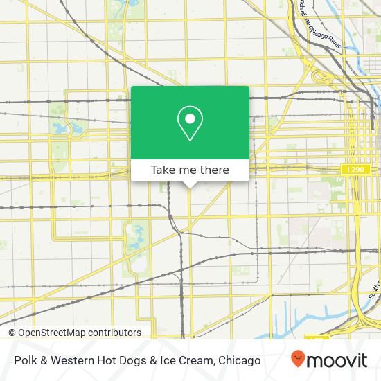 Polk & Western Hot Dogs & Ice Cream map