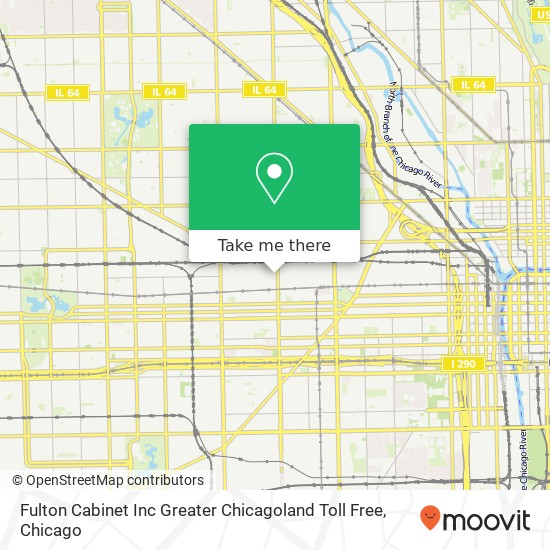 Fulton Cabinet Inc Greater Chicagoland Toll Free map