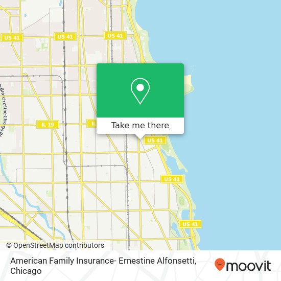 American Family Insurance- Ernestine Alfonsetti map