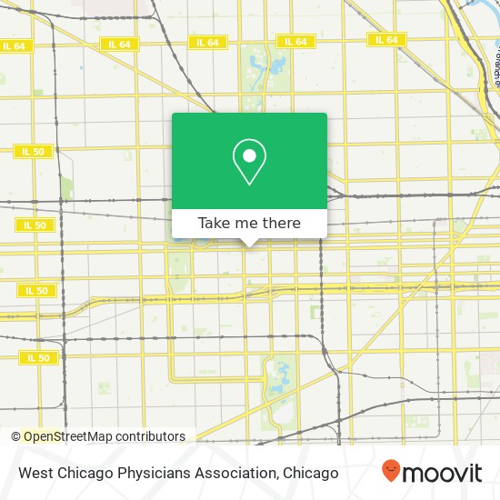 Mapa de West Chicago Physicians Association