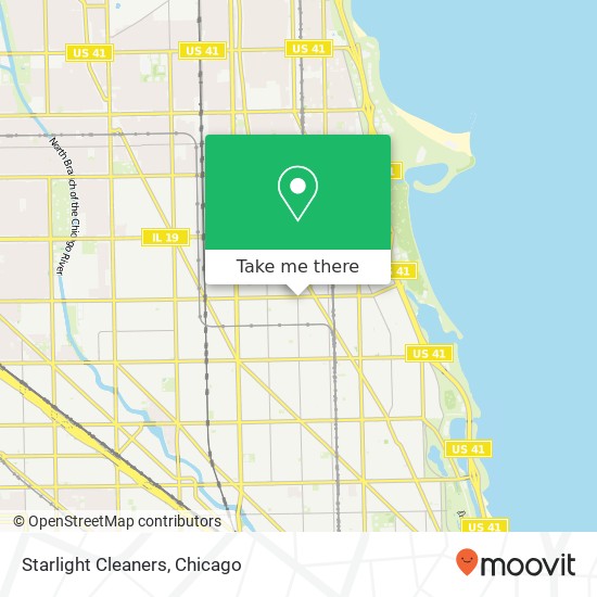 Starlight Cleaners map